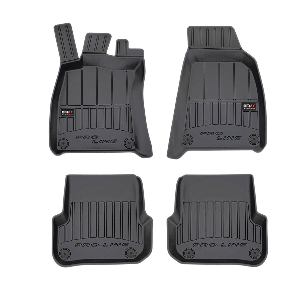 Audi A6 Floor Mat - Omac - Proline Premium TPE - Black - '05-'08
